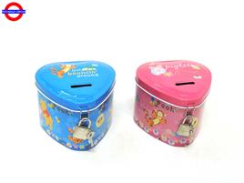 SALVADANAIO METALLO WINNIE THE POOH CON LUCCHETTO