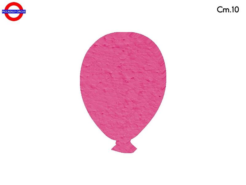 SAGOMA POLY PALLONCINO CM.10 FUXIA