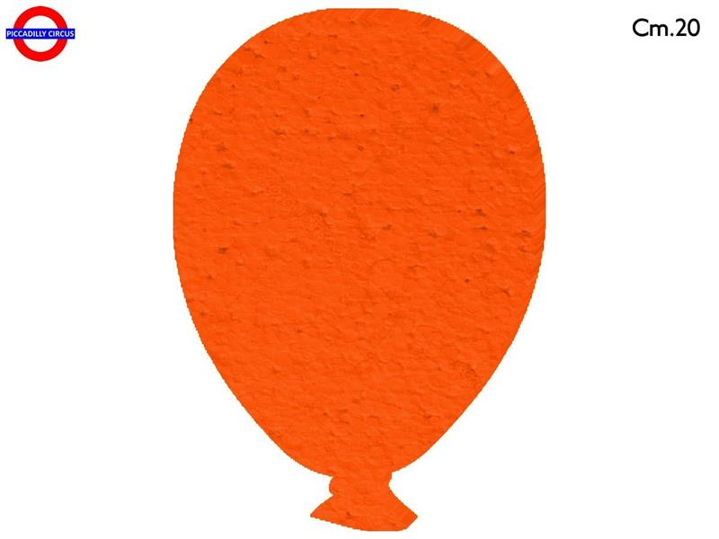 SAGOMA POLY PALLONCINO CM.20 ARANCIO