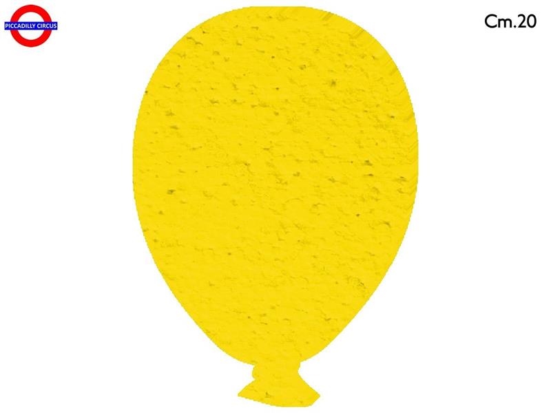 SAGOMA POLY PALLONCINO CM.20 GIALLO