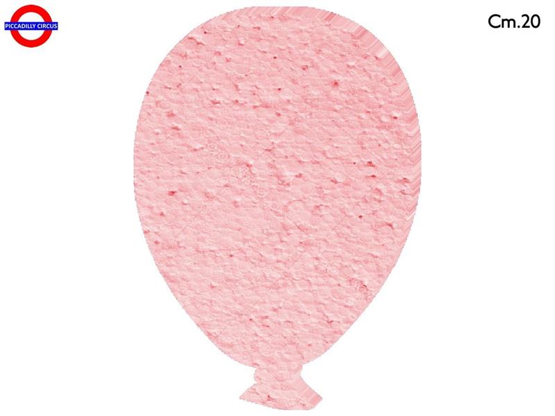 SAGOMA POLY PALLONCINO CM.20 ROSA