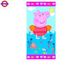 TELO MARE PEPPA PIG CM 75X150 PEPPA BAGNO