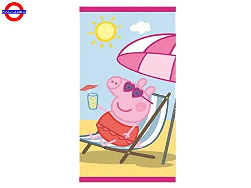 TELO MARE PEPPA PIG CM 75X150 PEPPA SDRAIO