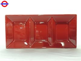 TAVOLA RED 2 VASSOI 3 PARTI 18X38