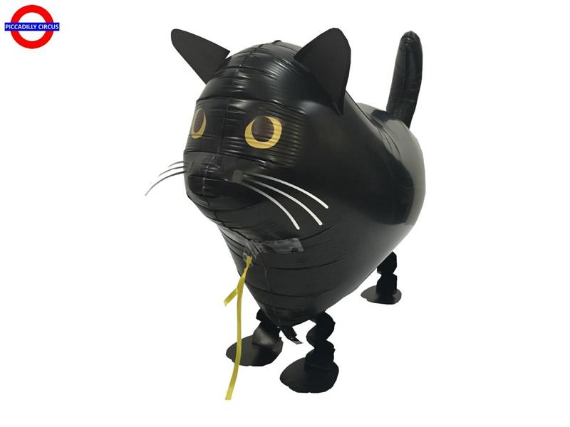 MYLAR ANIMAL GATTO NERO AIRWALKER