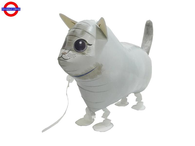 MYLAR ANIMAL GATTO BIANCO AIRWALKER