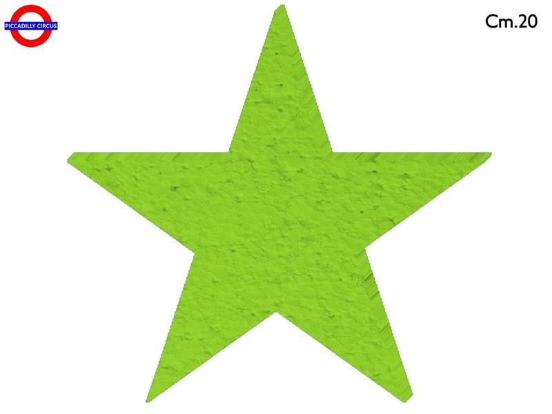 SAGOMA POLY STELLA CM.20 VERDE LIME