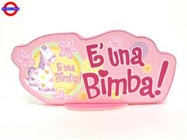 POLY NASCITA - SAGOMA E` UNA BIMBA CM.56X26