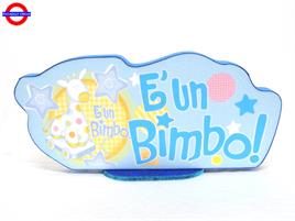 POLY NASCITA - SAGOMA E` UN BIMBO CM.56X26