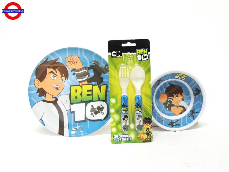 SET PAPPA BEN TEN BLU CF.3 PEZZI