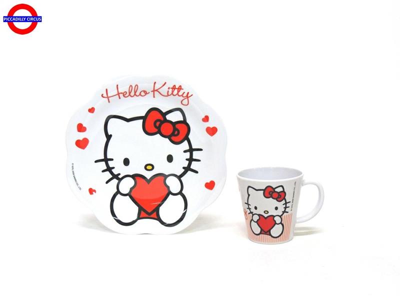 SET PAPPA HELLO KITTY LOVE CF.2 PEZZI