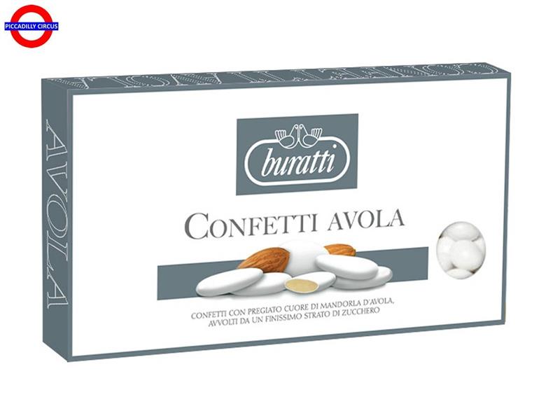 CONFETTI BURATTI 1KG CLASSICO MANDORLA AVOLA