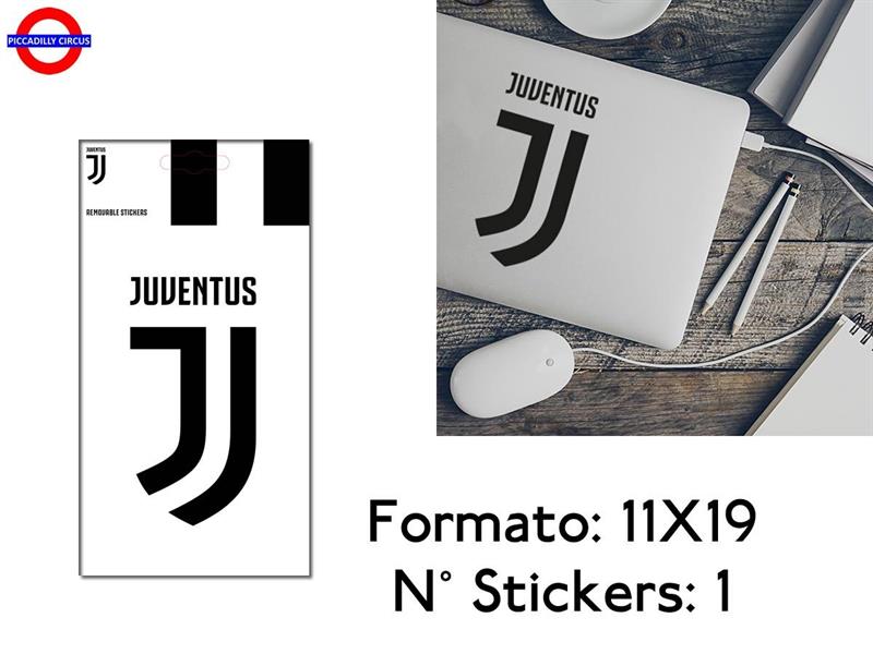 JUVENTUS FC STICKER 11X19 ATTACCA-STACCA 1 PZ