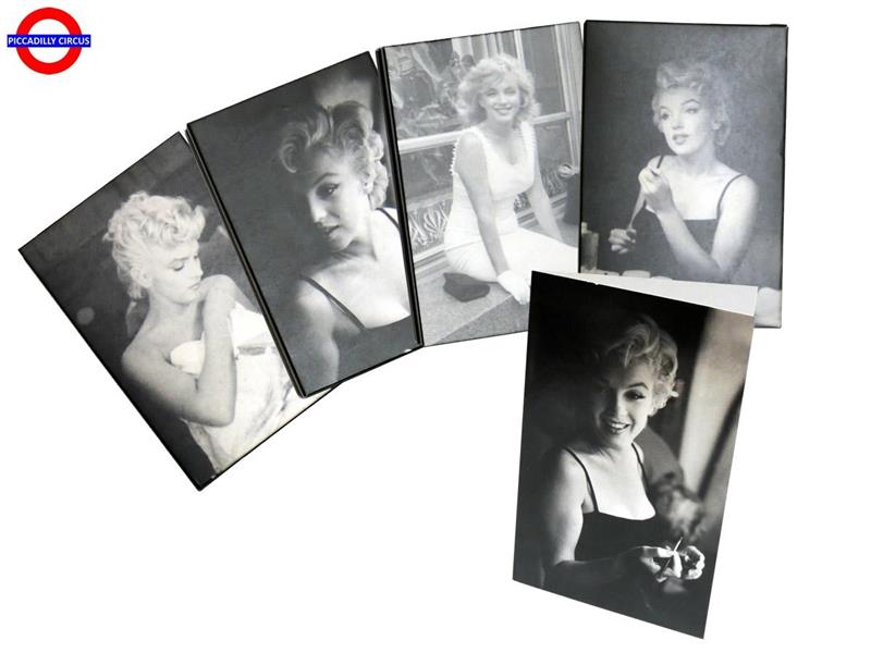 BIGLIETTO CON BUSTA cm 9X14 MERILYN MONROE CF.8 PEZZI 4
