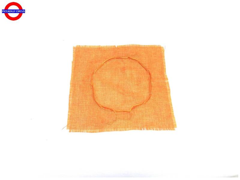 SACCHETTO JUTA 25X25cm ARANCIO