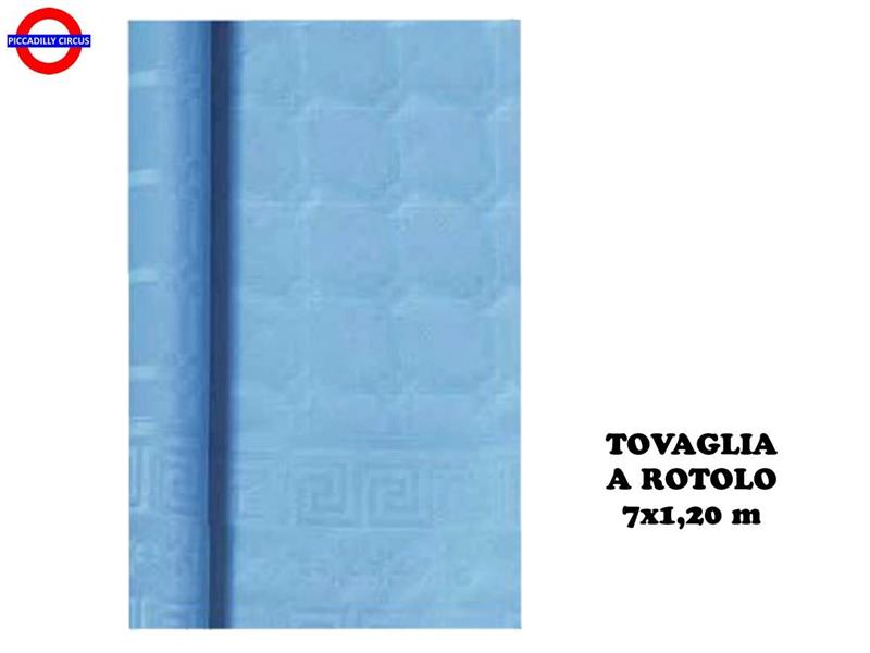 TOVAGLIA A ROTOLO CELESTE 1.20X7 M