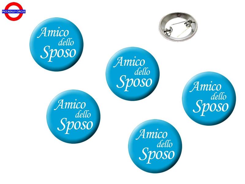 SET SPILLE AMICO DELLO SPOSO CF.5 PEZZI