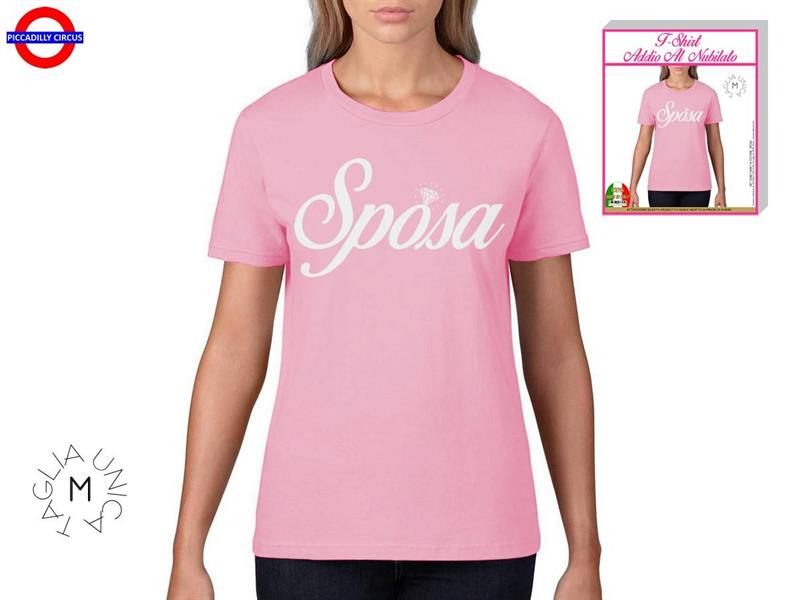 T-SHIRT ADDIO AL NUBILATO - SPOSA