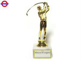 STATUINA PREMIO MAZZA DI LEGNO (GOLF)