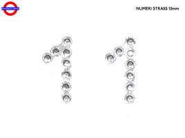 DECORAZIONI ADESIVE H15mm N.25 NUMERO 1
