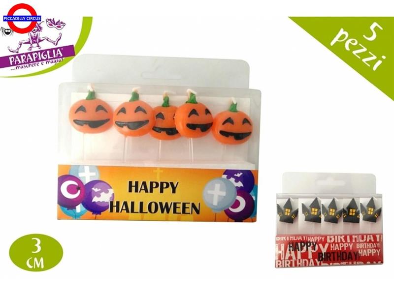 CANDELA HALLOWEEN BL.5 PEZZI 2 SOGG.