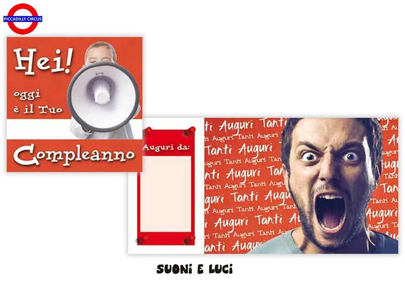 BIGLIETTO SONORO CON LUCI TANTI AUGURI