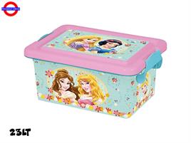 CONTENITORE CON COPERCHIO PRINCIPESSE 45X30X22 23lt