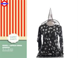 COSTUME STREGA ORO-ARGENTO - DONNA TG.M