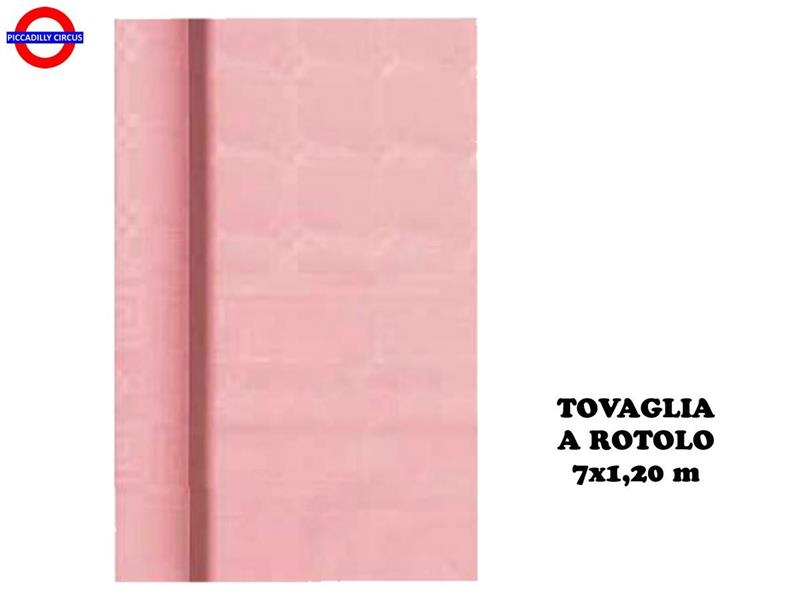TOVAGLIA A ROTOLO ROSA 1.20X7 M