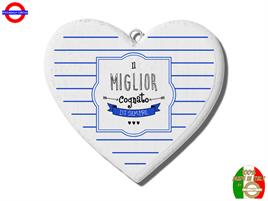 QUADRETTO CUORE IN LEGNO CM.15 COGNATO