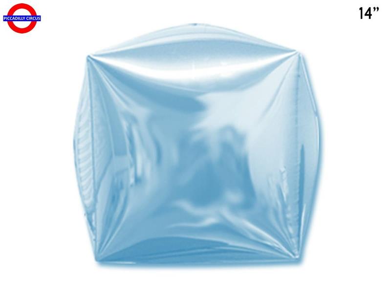 MYLAR CUBO 14 CELESTE