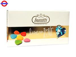 CONFETTI BURATTI 1KG CUORIANDOLI SFUMATI AZZURRI