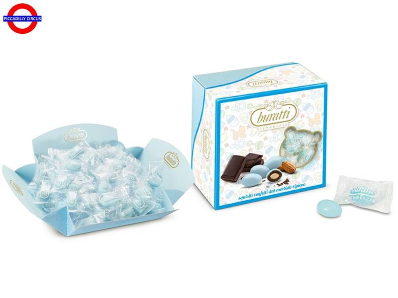 CONFETTI BURATTI 500GR VASSOIO TENEREZZE CELESTE