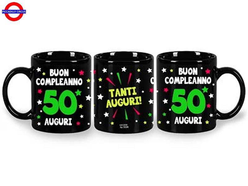 TAZZA FLUORESCENTE 50 ANNI