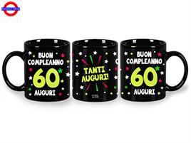 TAZZA FLUORESCENTE 60 ANNI