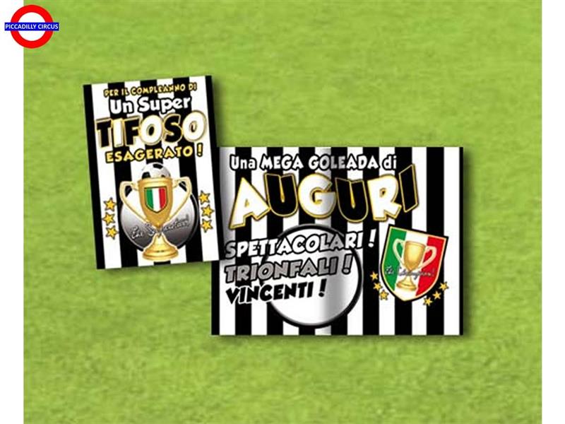 BIGLIETTO CALCIO - BIANCONERI MINI