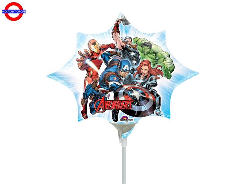  MYLAR AVENGERS MINI SHAPE SAGOMATO