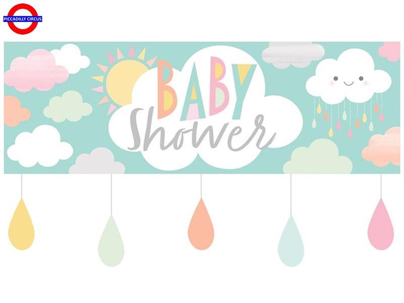 SUNSHINE BABY SHOWER FESTONE BUNNER CM.51X152