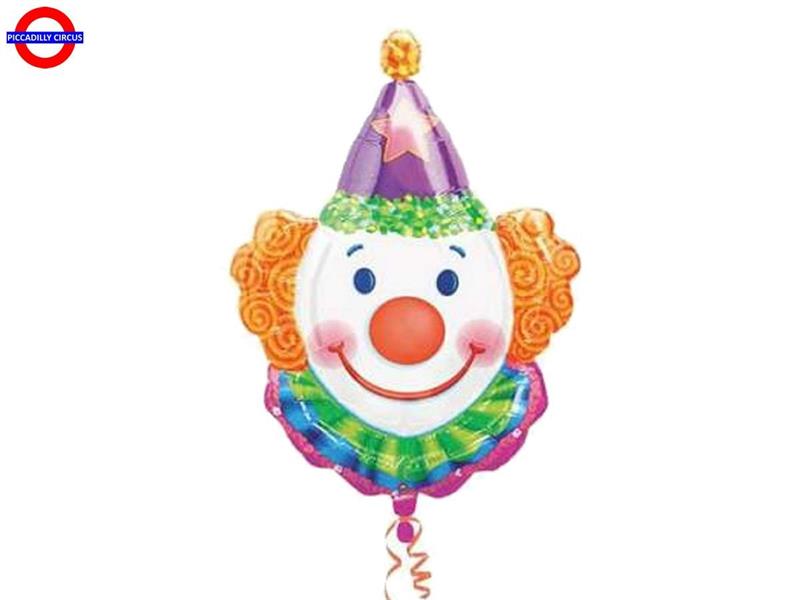 MYLAR CLOWN SUPER SHAPE TESTA 22