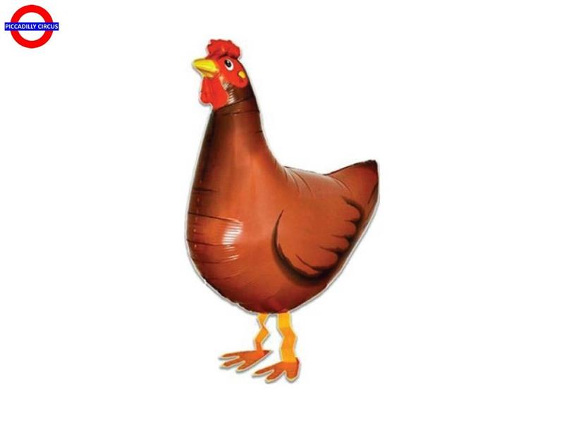 MYLAR ANIMAL GALLINA AIRWALKER