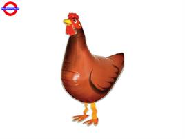 MYLAR ANIMAL GALLINA AIRWALKER