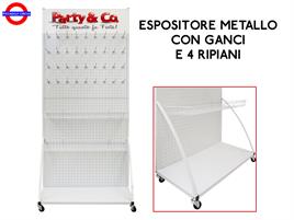 ESPOSITORE METALLO CON 4 CESTE