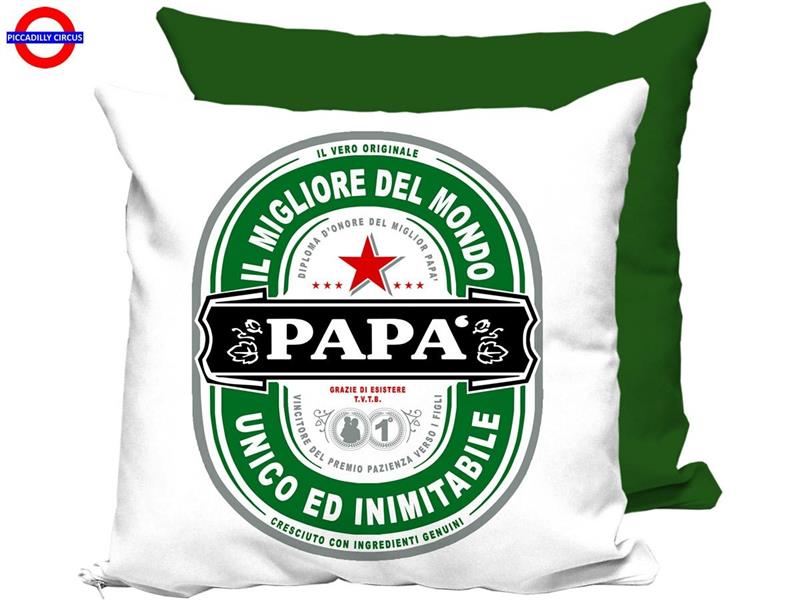 CUSCINO 40X40 PAPA' BIRRA