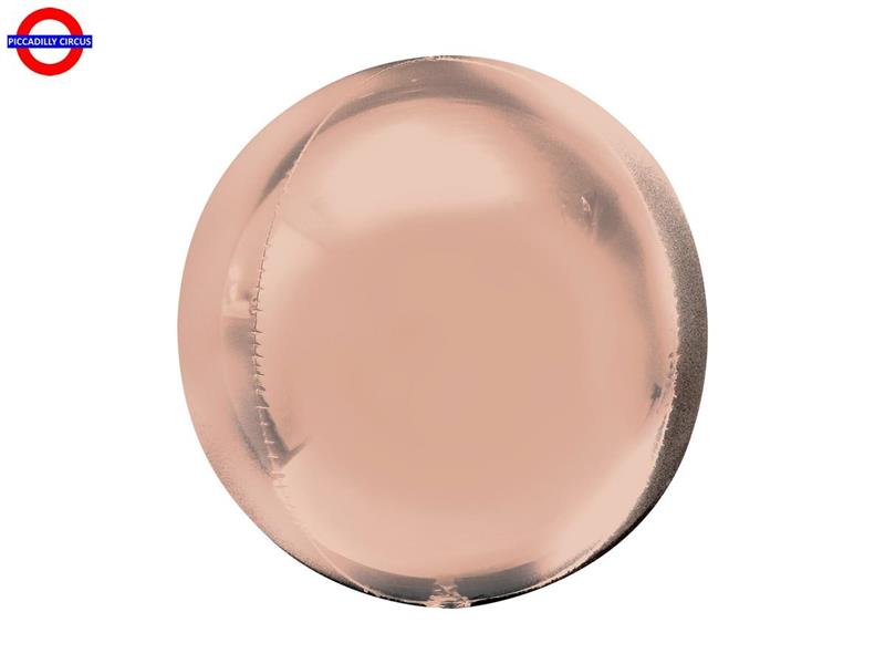 MYLAR ORBZ 15 ROSE GOLD