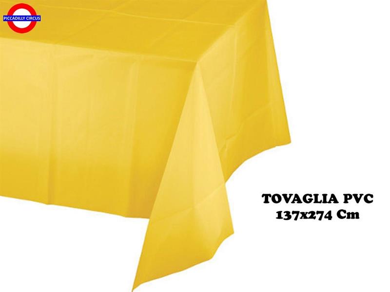 TOVAGLIA PVC GIALLA 137X274 CM