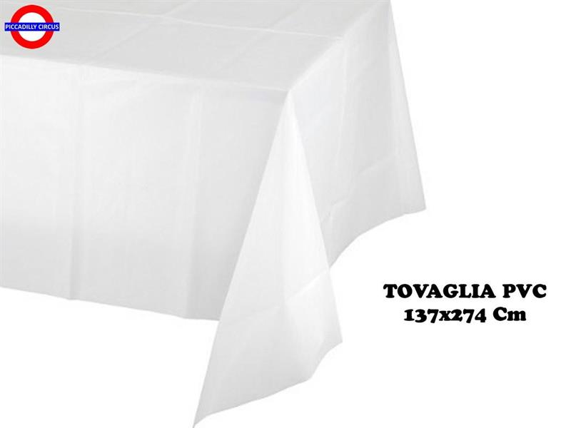TOVAGLIA PVC BIANCA 137X274 CM