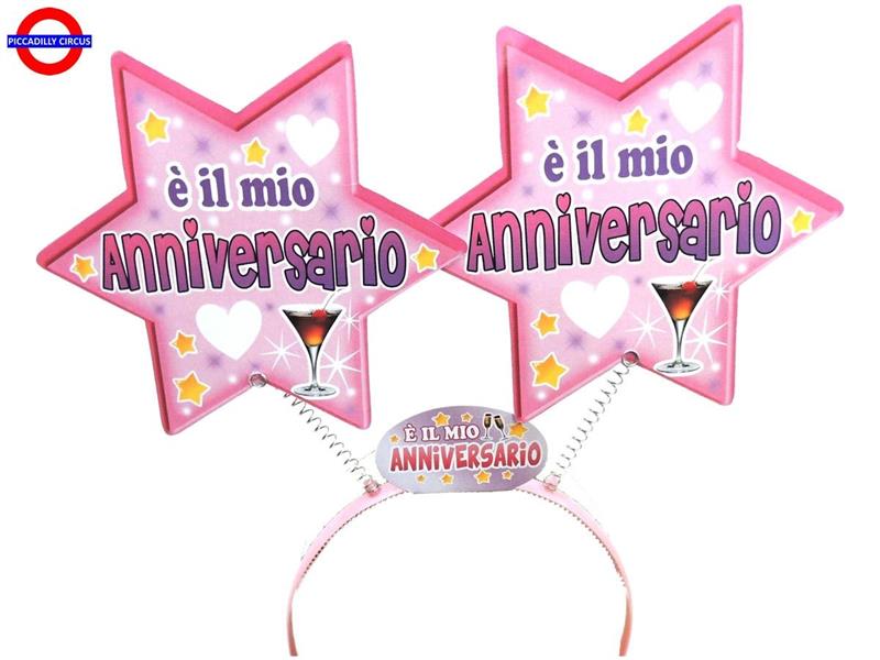 CERCHIETTO CON ANTENNE ANNIVERSARIO