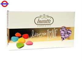 CONFETTI BURATTI 1KG CUORIANDOLI LILLA