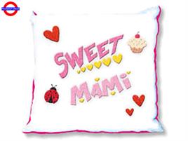 TESSUTO - CUSCINO 40X40 GLITTER SWEET MAMI