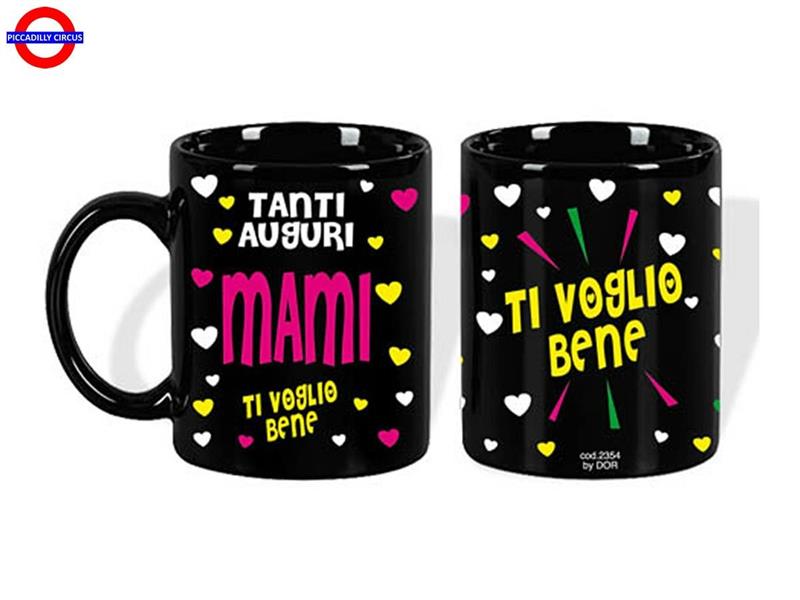 CUCINA - TAZZA NERA FLUO MAMMA